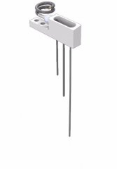 Sonda de nível tipo varetas em titânio, aço inoxidável ou chumbo.